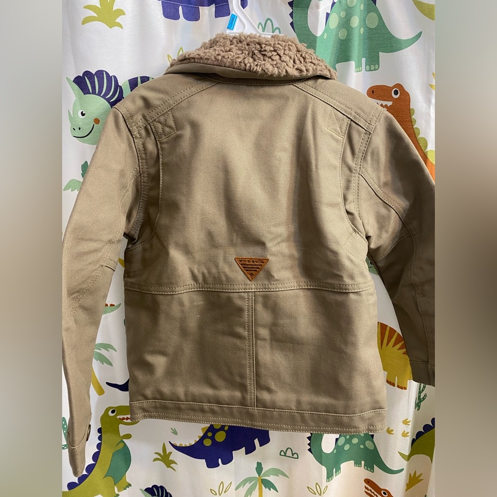 NWT Columbia Youth Canvas fleece lined jacket size xxs - Picture 4 of 6